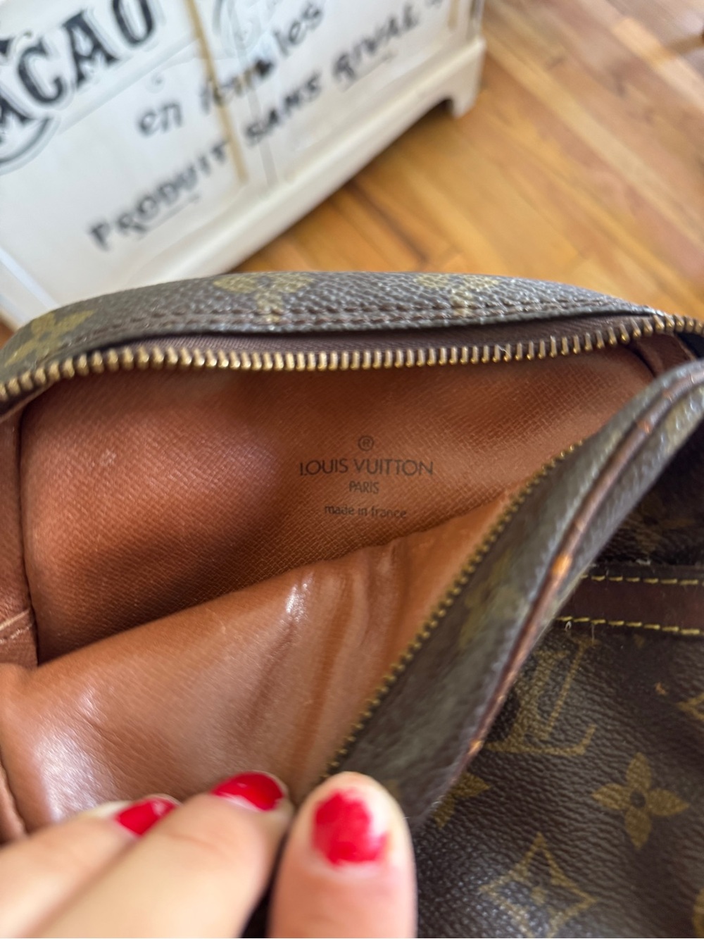 Louis Vuitton Monogram Messenger Bag in Brown and Tan - Picture 9 of 9